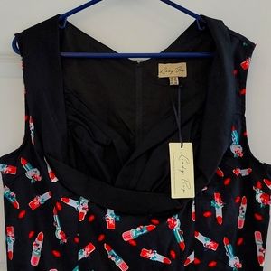Lindy Bop Lipstick Wiggle Dress